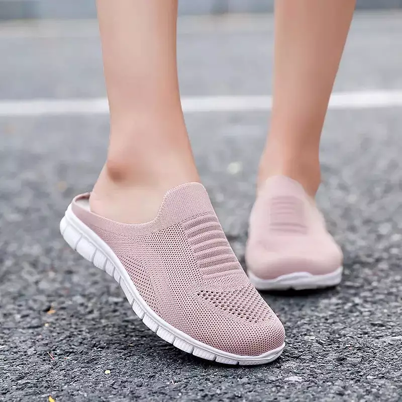 Woman Mules New Casual Half Slippers