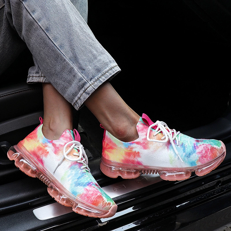 Women Colorful Lace-Up Sneakers 