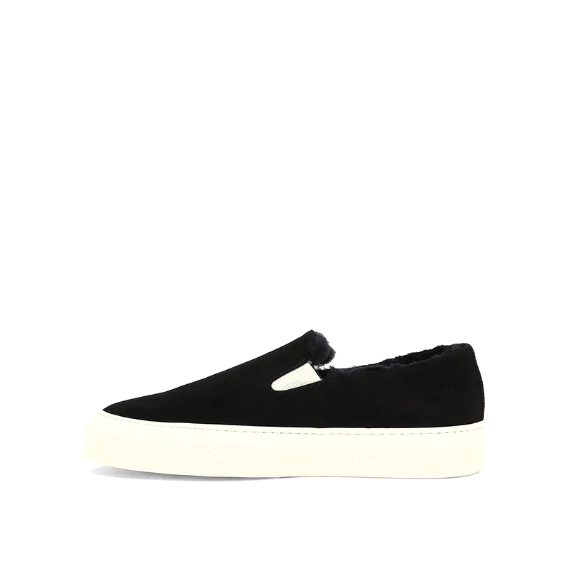 Women’s All-Season Sneakers, Black Low-Top 