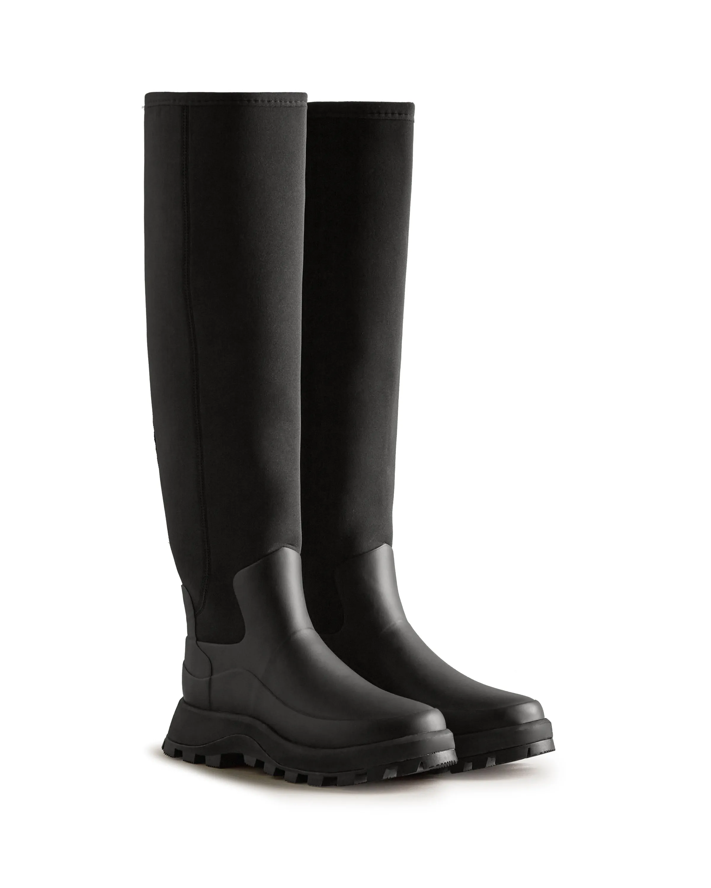 Womens Hunter City Explorer Tall Boot in Black