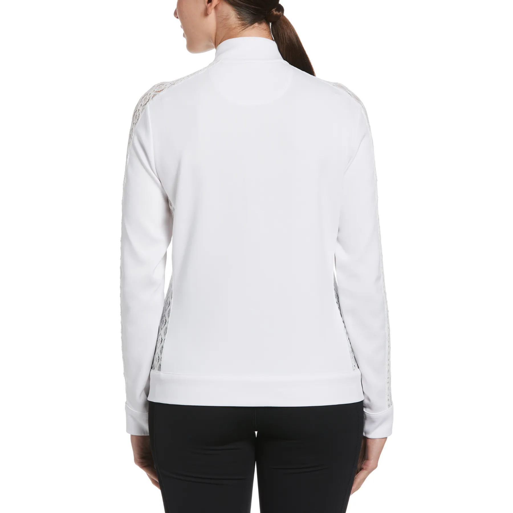 Women's Knit Tennis Sweater In Bright White