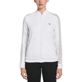 Women's Knit Tennis Sweater In Bright White