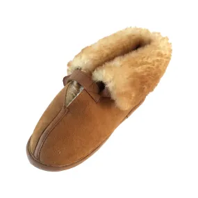 Women's Sheepskin Cabin Slippers with Velcro