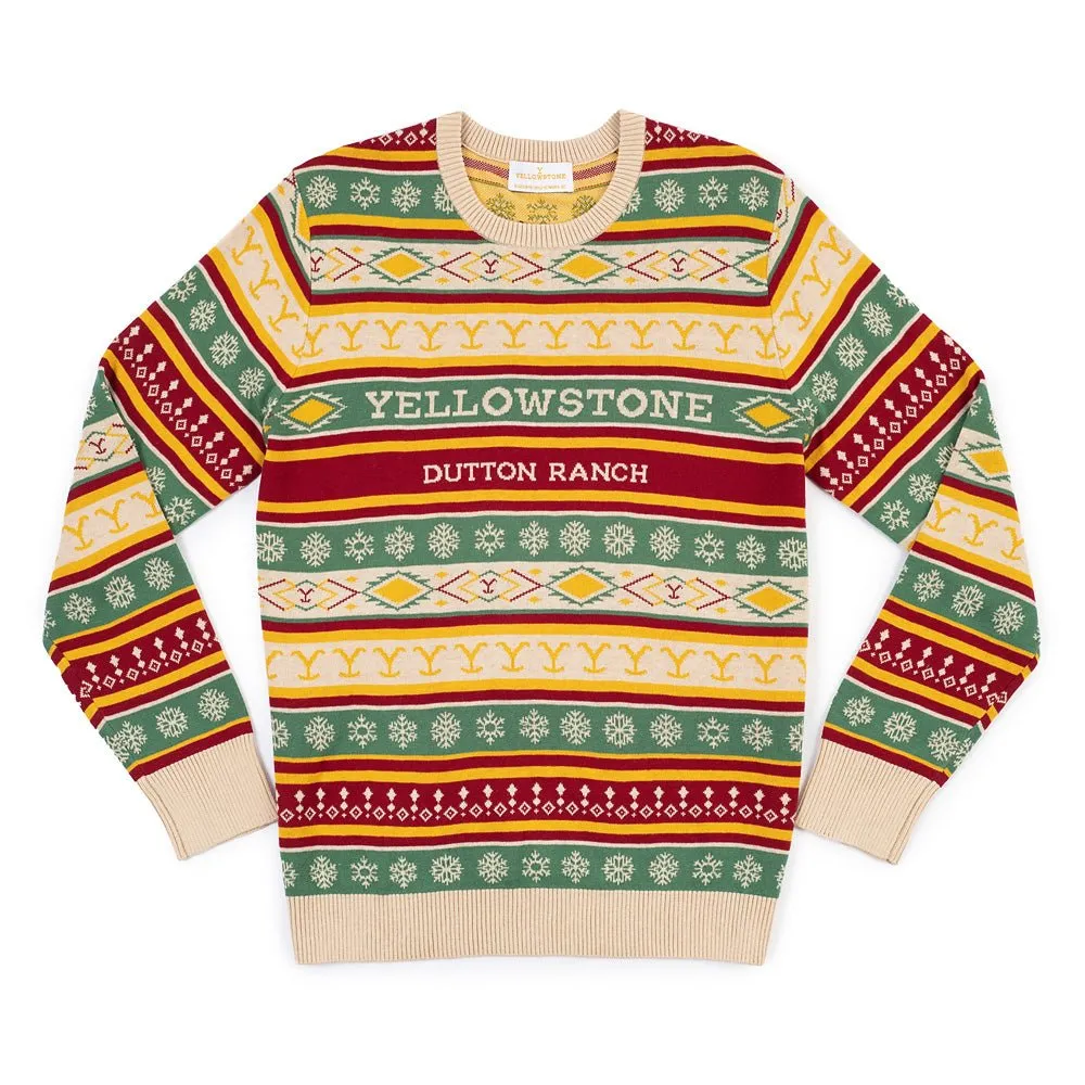 Yellowstone Dutton Ranch Holiday Knitted Sweater