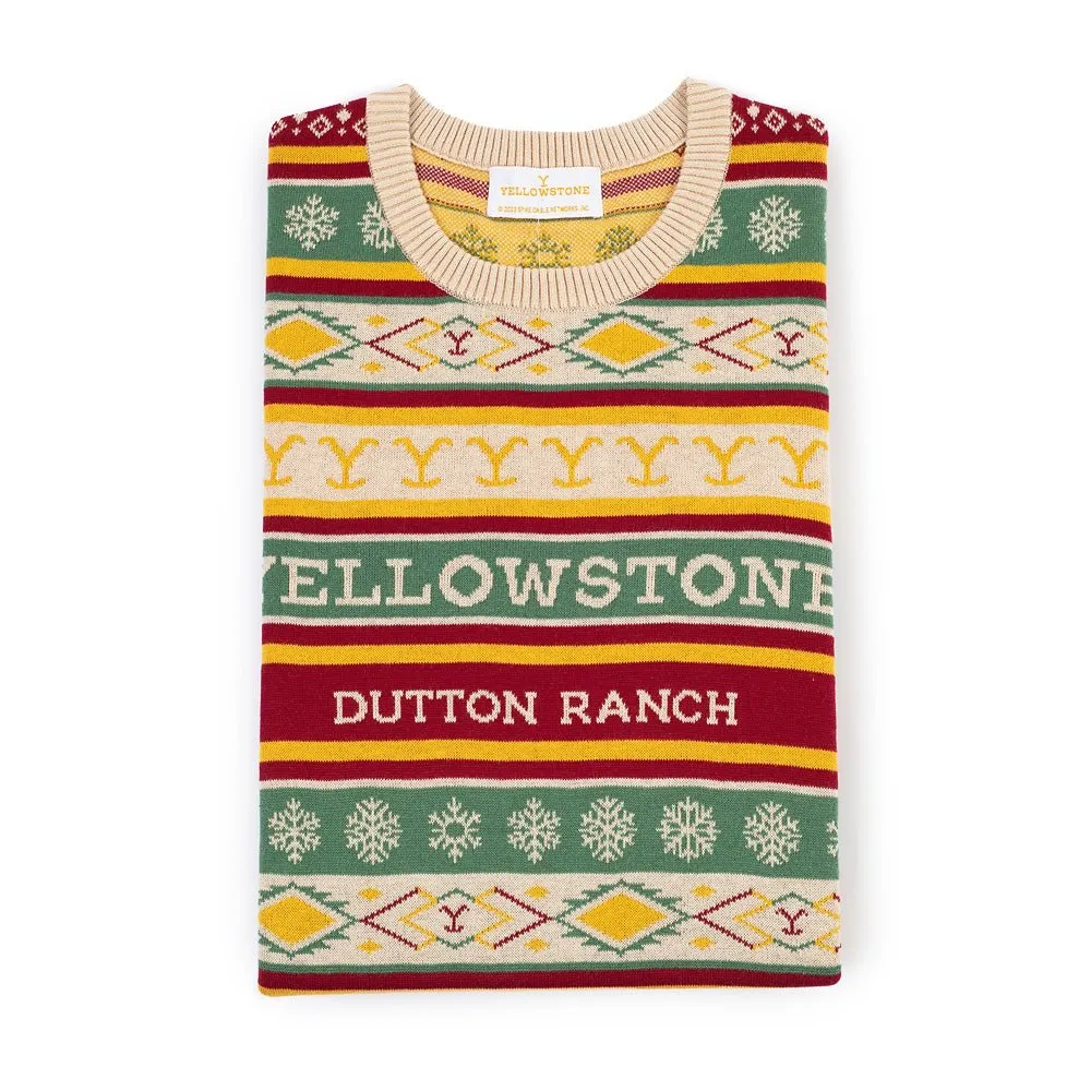 Yellowstone Dutton Ranch Holiday Knitted Sweater