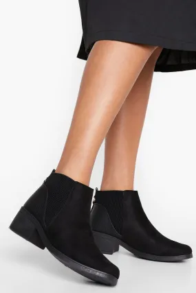 Zip Detail Chelsea Boots